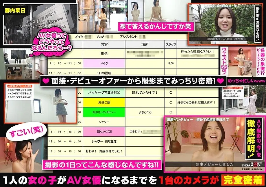 SDAM-123 สำหรับผู้ที่ต้องการเป็นนักแสดงหญิง AV: สารคดีเบื้องหลังการเปิดตัวครั้งแรกของเธอ Reo Kise